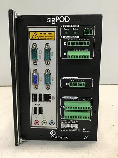 Used SCIEMETRIC INSTRUMENTS Display 1302-TH00 REV 2.18 Used