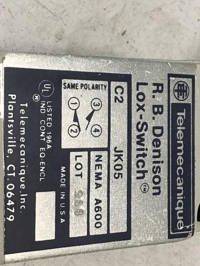 Used TELEMECANIQUE Lox-Switch C2JK05 #122098