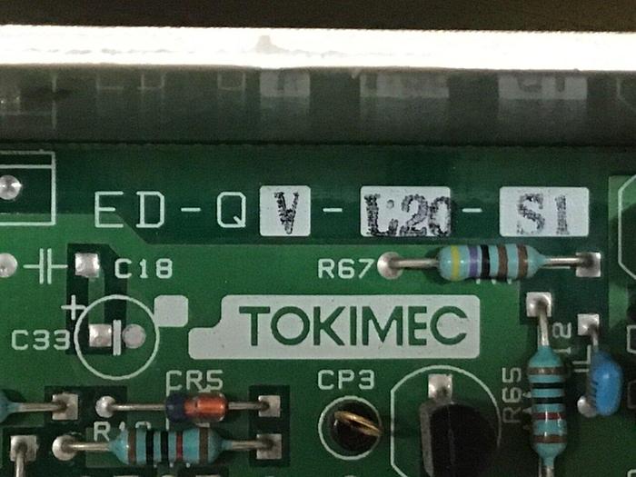Used TOKIMEC Circuit Board ED-QV-L-20S1 #132745