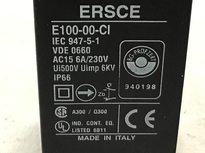 Used ERSCE Limit Switch E100-00-CI Used