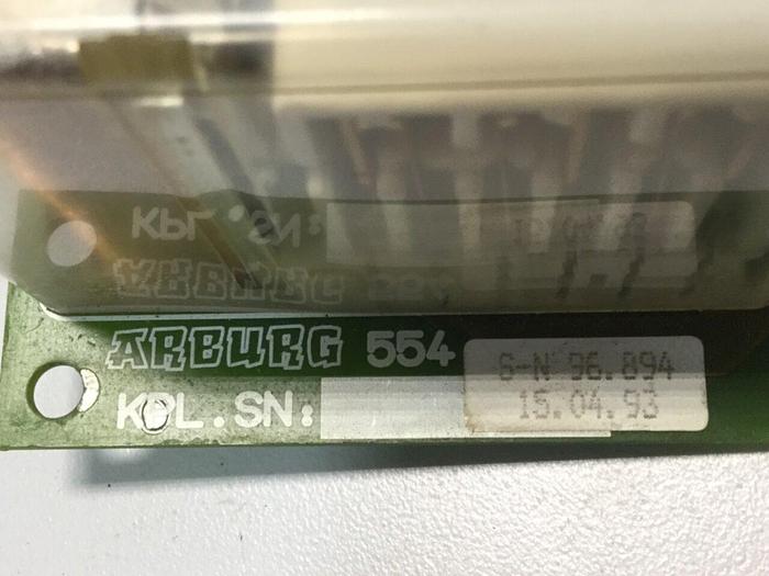 Used ARBURG Circuit Board 554 #108640