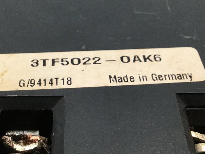 Used SIEMENS Contactor 3TF5022-OAK6 Used