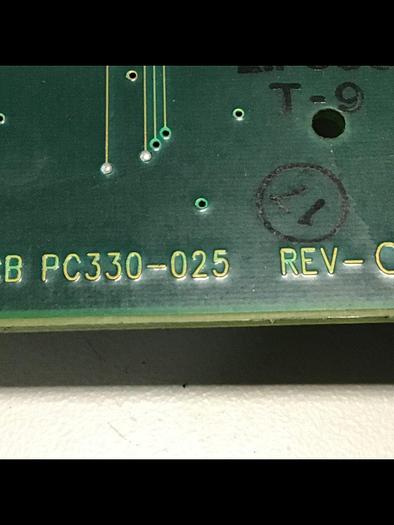 Used VAN DORN Analog Circuit Board 330025 PC330-025 330-025 #145197