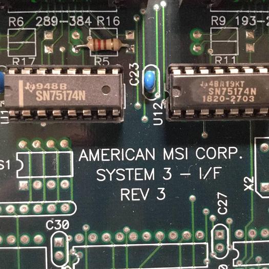 Used AMERICAN MSI Circuit Board 3000.020.096 #93435
