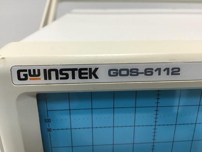 Used GW INSTEK Oscilloscope GOS-6112 #119528