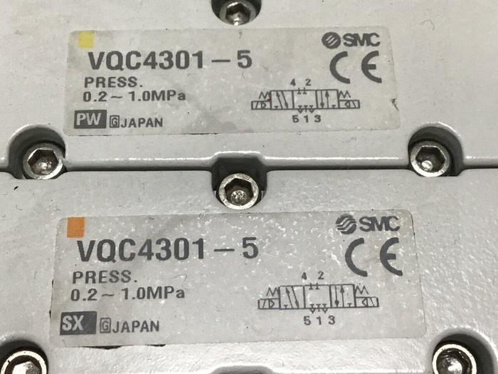 Used SMC Pneumatic Valve & Manifold VV5QC41-0503TFD #115106