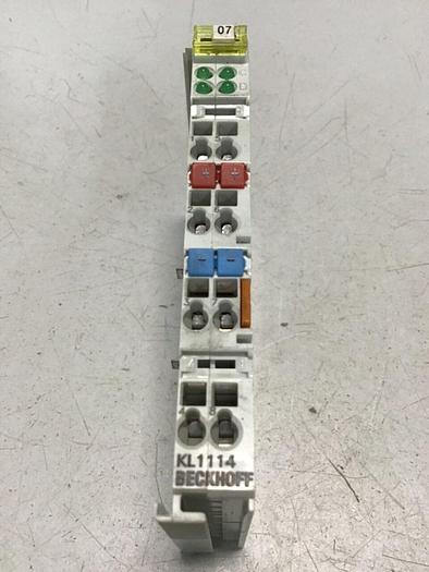 Used BECKHOFF 4-Channel Digital Input Terminal KL1114 #125250