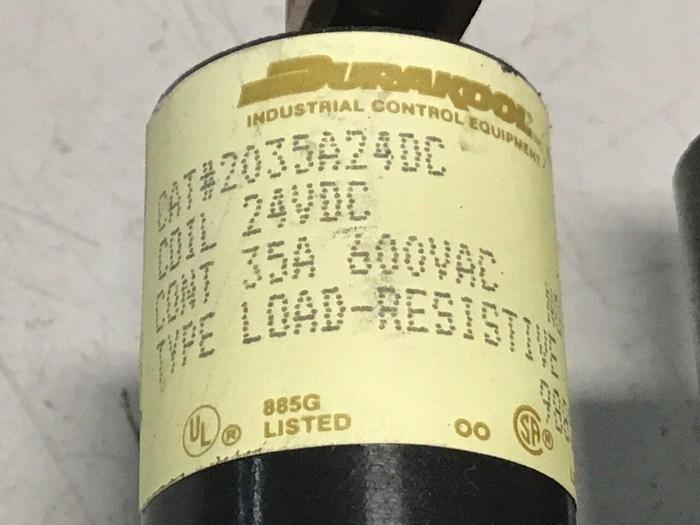 Used DURAKOOL Contactor Relay 2035A24DC Used