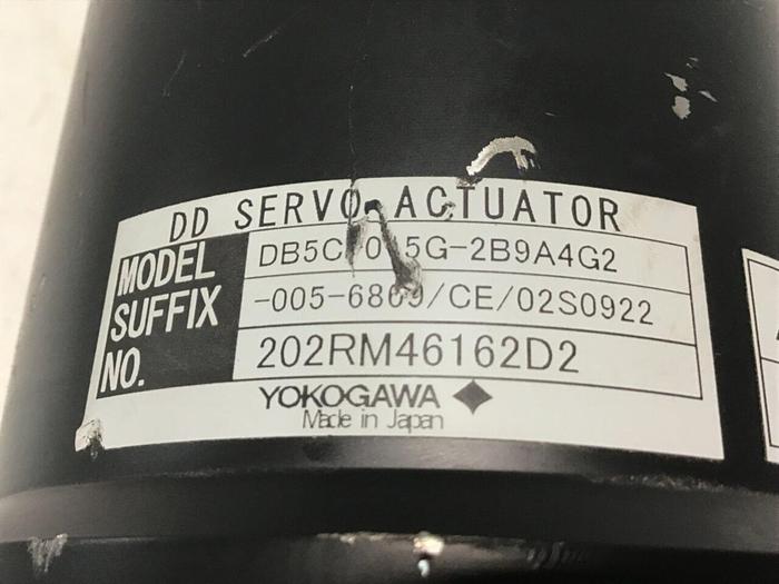 Used YOKOGAWA DC Servo Actuator DB5C-015G-2B9A4G2-005-6869/CE #128100