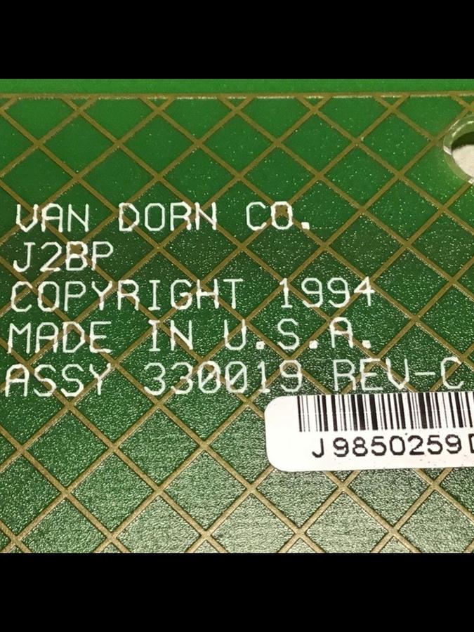 Used VAN DORN Circuit Board 330019 PC330-019 330-019 Used