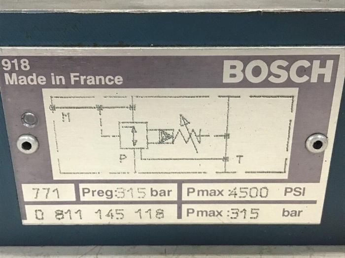 Used BOSCH Valve 0 811 145 118 #130214