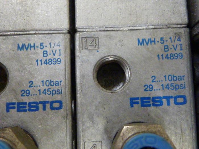 Used FESTO Control Block / Valve Terminal IFB8-02 #52850