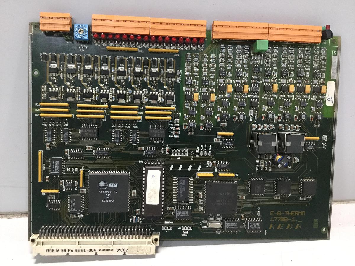 Used KEBA / Engel Circuit Board E-8-THERMO 1770B-1 #101587