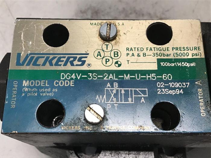 Used VICKERS Valve DG4V3S2ALMUH560 #142884