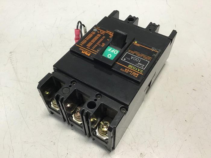 Used FUJI ELECTRIC 100 Amp Auto Breaker SA103B-100 #120246