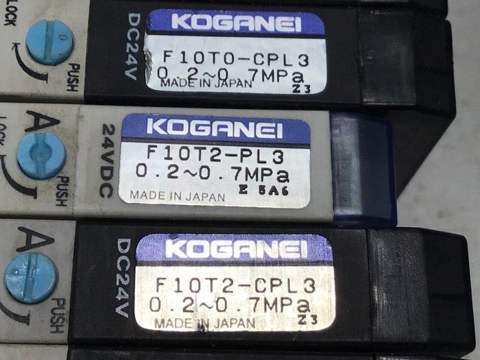 Used KOGANEI Manifold w/ Valves F10M8AJ #120911