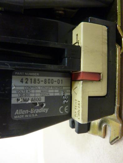 Used ALLEN BRADLEY Starter Size 1 509-BOD SER B W37 #47126