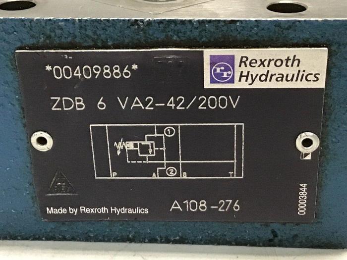 Used MANNESMANN REXROTH Valve ZDB 6 VA2-42/200V #126862