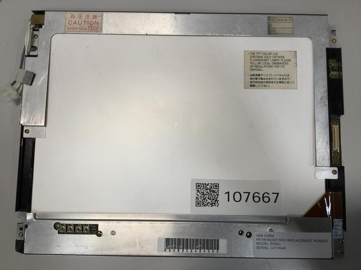 Used VAN DORN Pathfinder 5000 Replacement Screen P500C Used #107667