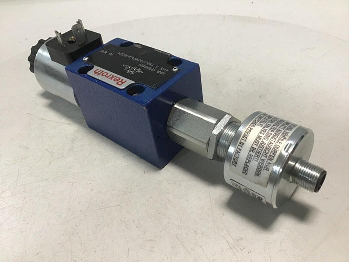 Used REXROTH Hydraulic Valve w/ Sensor 4WE6Y62EG24K4QMBG24 #113931
