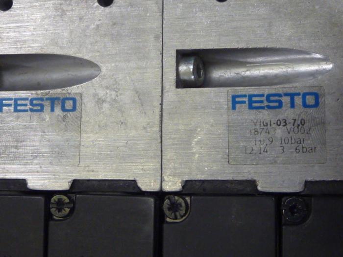 Used FESTO Control Block / Valve Terminal IFB13-03 #63756