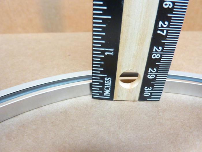 KURT J LESKER Centering Ring QF200-SABR #40684