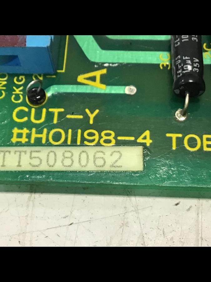 Used TOSHIBA Cut-Y Circuit Board H01198-4 Used
