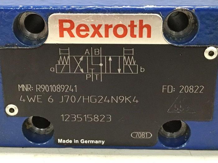 Used REXROTH Valve 4WE6J70/HG24N9K4 USED