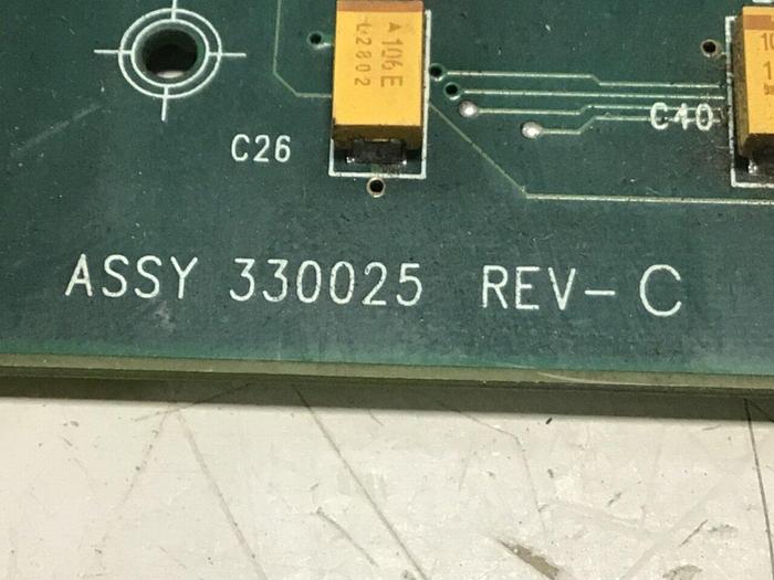 Used VAN DORN Analog Circuit Board 330025 PC330-025 Used