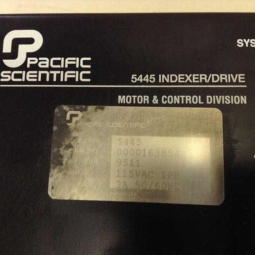 Used PACIFIC SCIENTIFIC Drive Indexer 5445 #70563