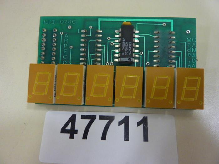 Used ARPECO Digital Display Board 1313-026C #47712