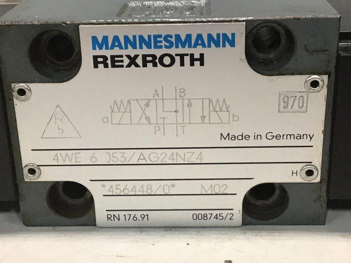 Used REXROTH Directional Control Valve 4WE6J53/AG24NZ4 #137820