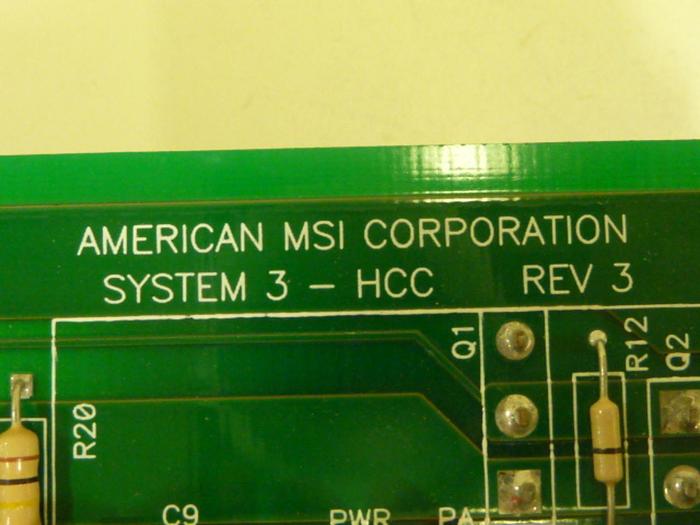 Used AMERICAN MSI Control Board 3000.020.086 #47748