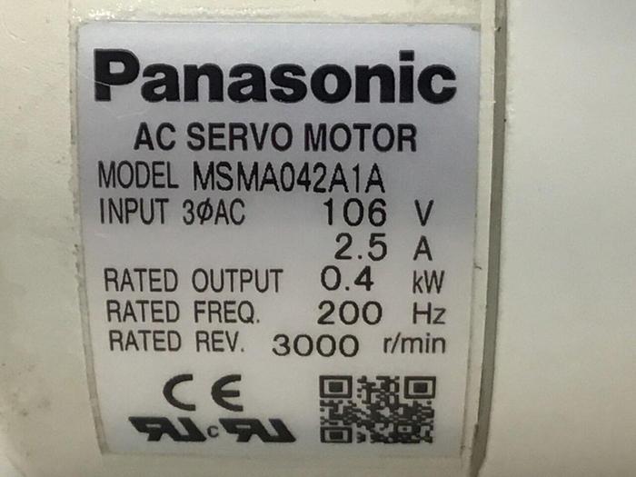 Used PANASONIC Servo Motor MSMA042A1A #128298