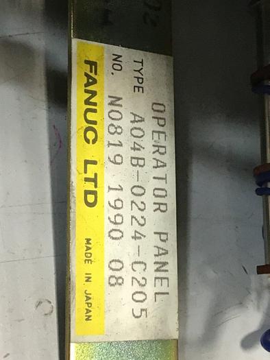 Used FANUC Operator Panel A04B-0224-C205 #116020