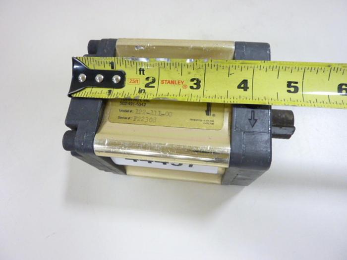 Used TURN ACT INC Rotary Vane Actuator 122-111-00 #44497