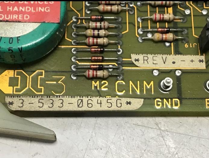 Used CINCINNATI MILACRON Circuit Board 3-533-0645G #141105