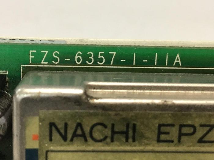 Used NACHI Circuit Board FZS-6357-1-11A #136925