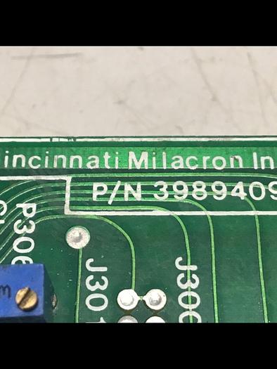 Used CINCINNATI MILACRON CMC-1 Board ES-43-A8-0609-C-3A USED