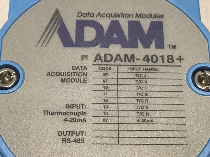 Used ADAM TECH Data Acquisition Module ADAM-4018+ #124402
