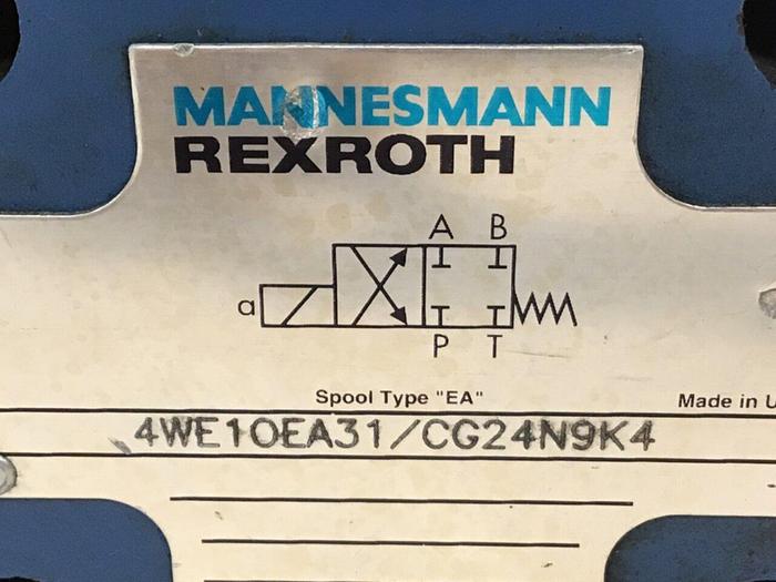 Used REXROTH Valve 4WE10EA31/CG24N9K4 #130388