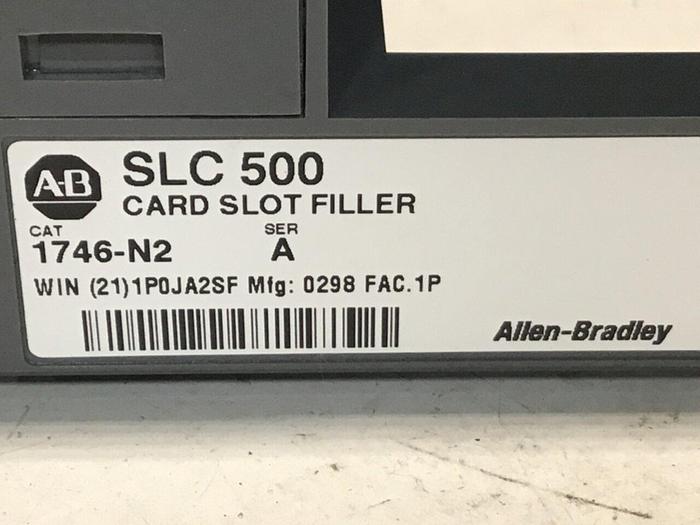Used ALLEN BRADLEY Card Slot Filler 1746-N2 SER A #127352