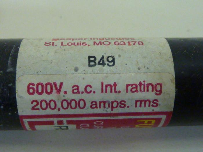 Used FUSETRON 1 1/4 Amp Fuse FRS-R-1-1/4 #62324