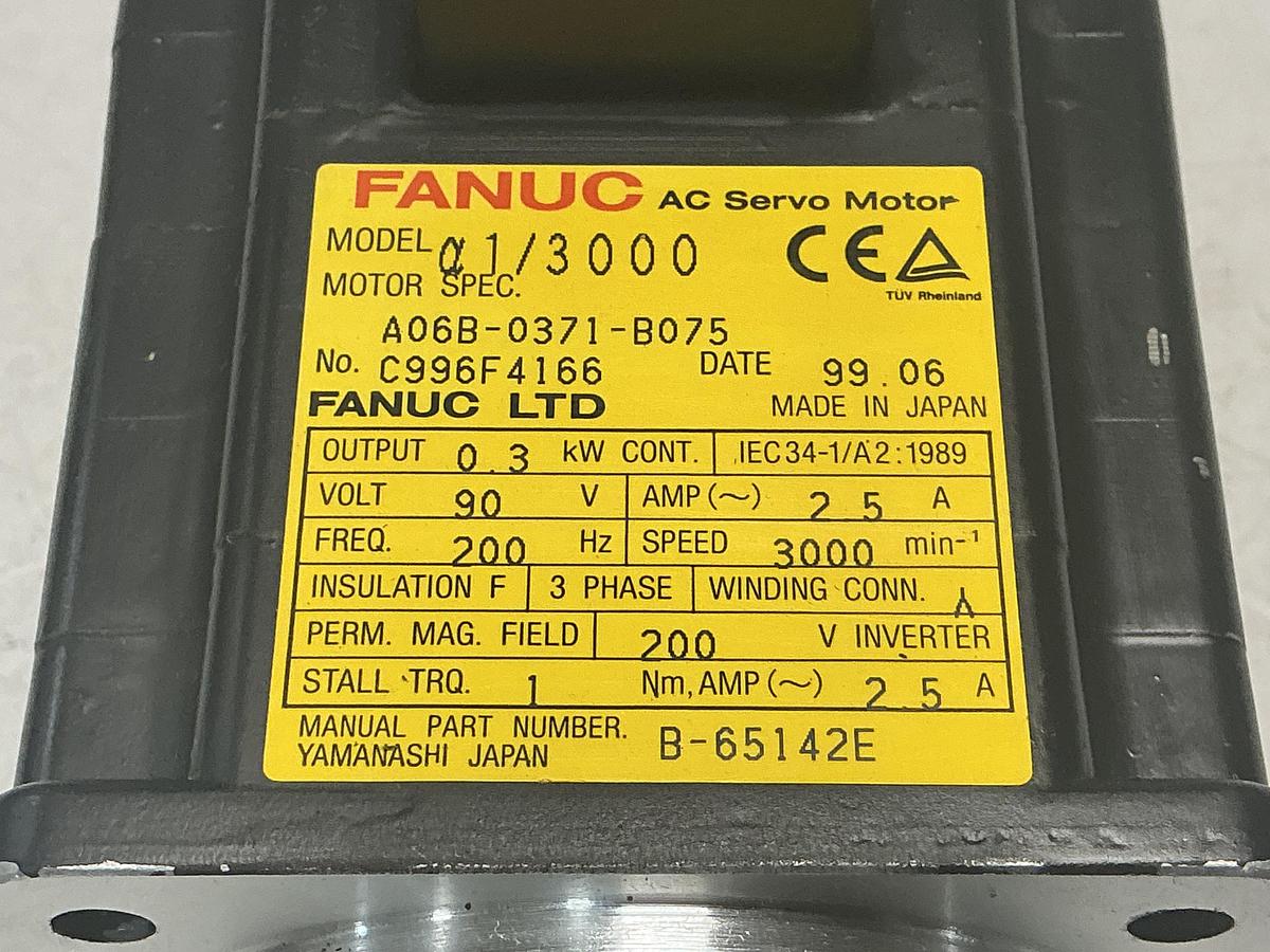 Used FANUC  A06B-0371-B075