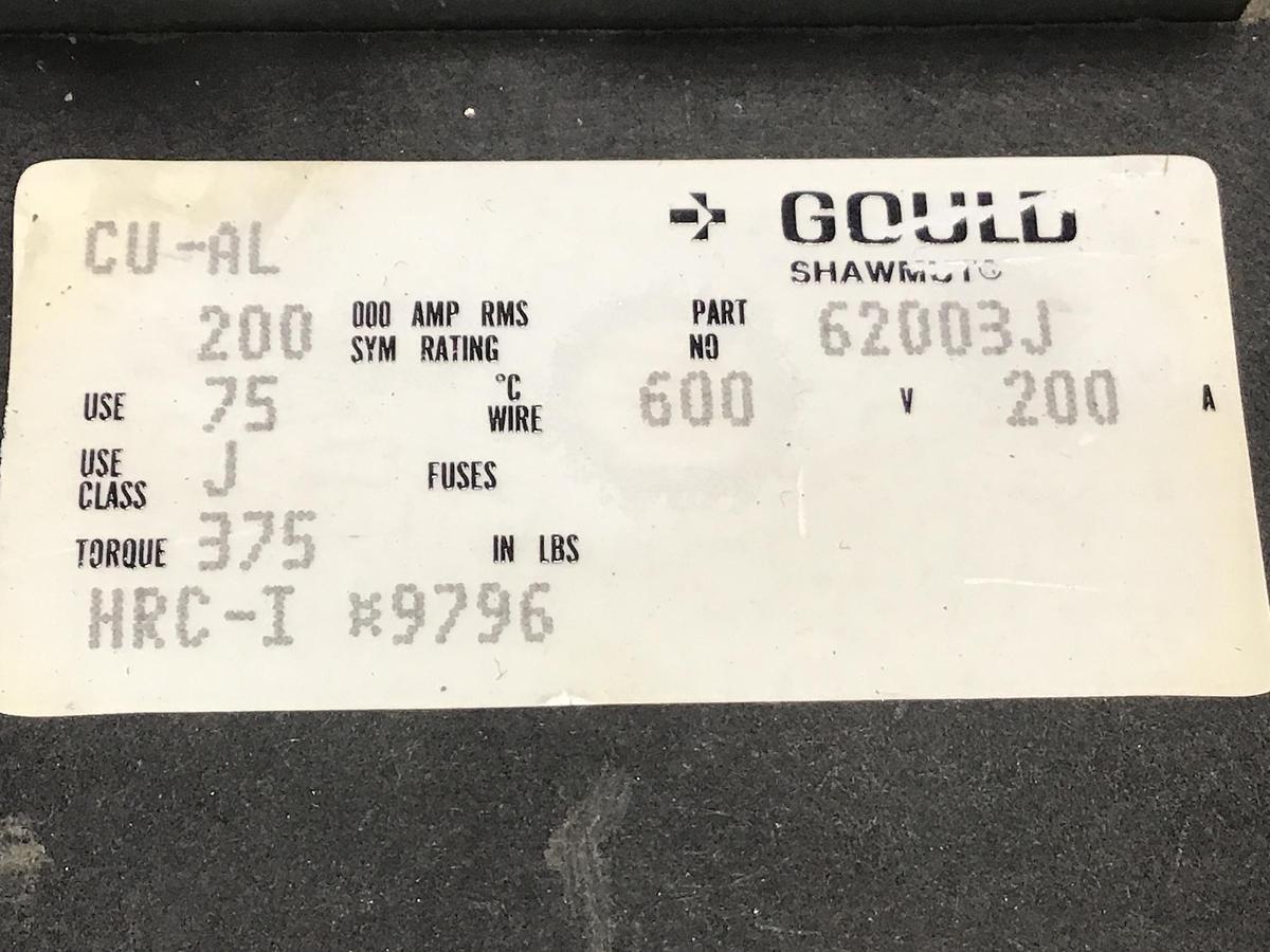 Used GOULD 62003J Fuse Block Used #140914