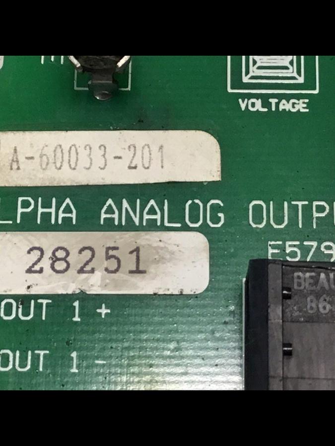 Used BARBER COLMAN Circuit Board A-60033-201 Used #144414