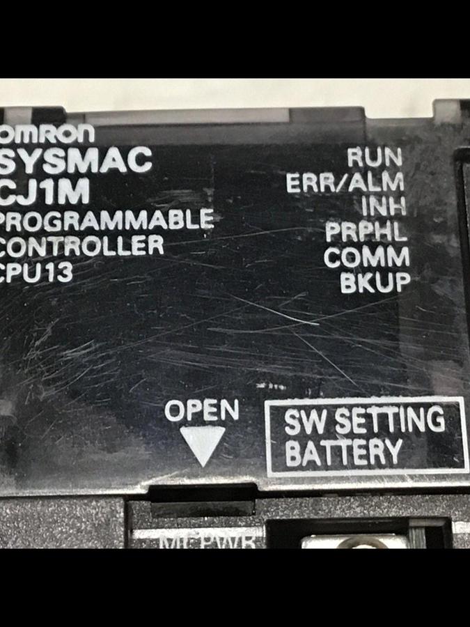 Used OMRON PLC CPU CJ1M-CPU13 USED