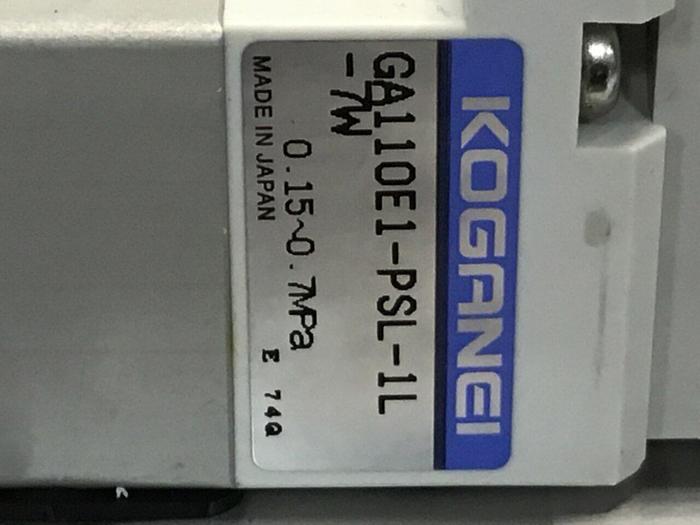 Used KOGANEI Manifold w/ Valves PBM7P-3W #120989