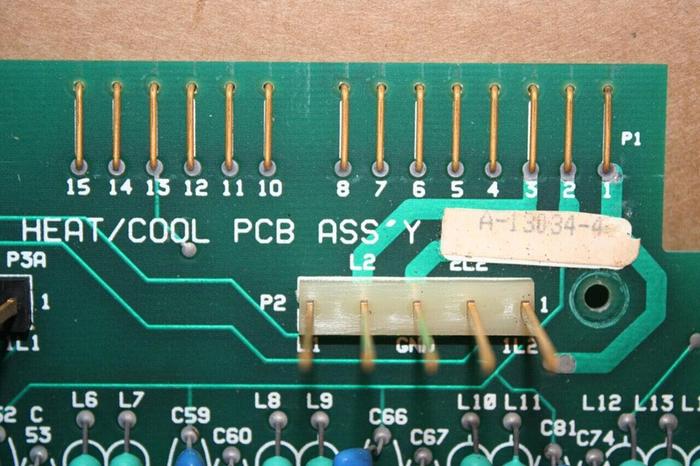 Used BARBER COLMAN Heat / Cool PC Board A-13034-4 #20521