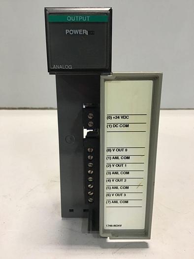 Used ALLEN BRADLEY Analog Output Module 1746-NO4V SER A #145209